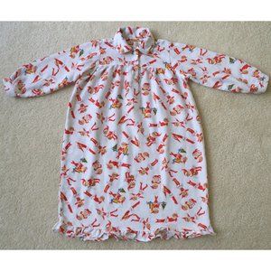 $56 Pottery Barn Kids Girls Elf On The Shelf Holiday Nightgown Size 3T (2-5 yrs)